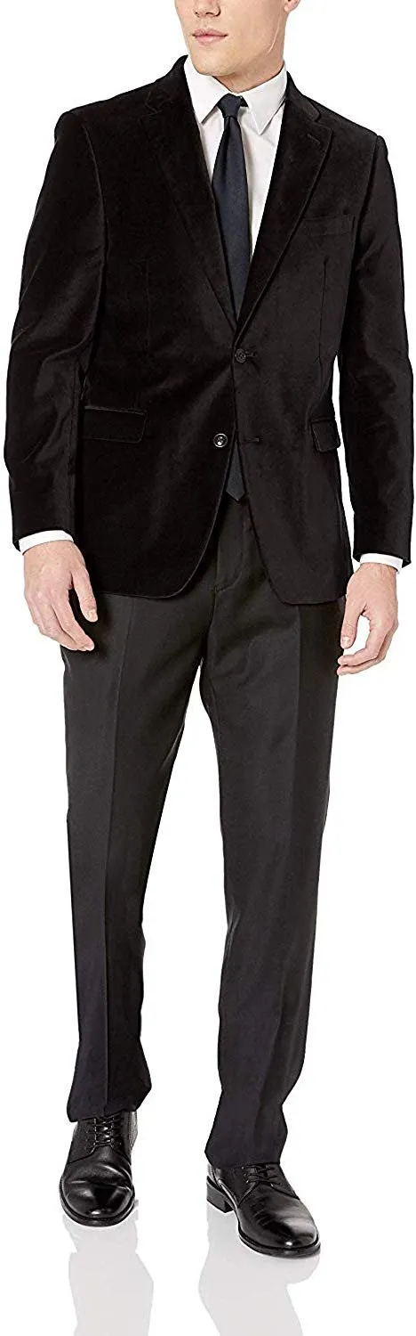 Adam Baker Men's Slim Fit Velvet Sport Coats - Many Styles & Colors - CLEARANCE - FINAL SALE