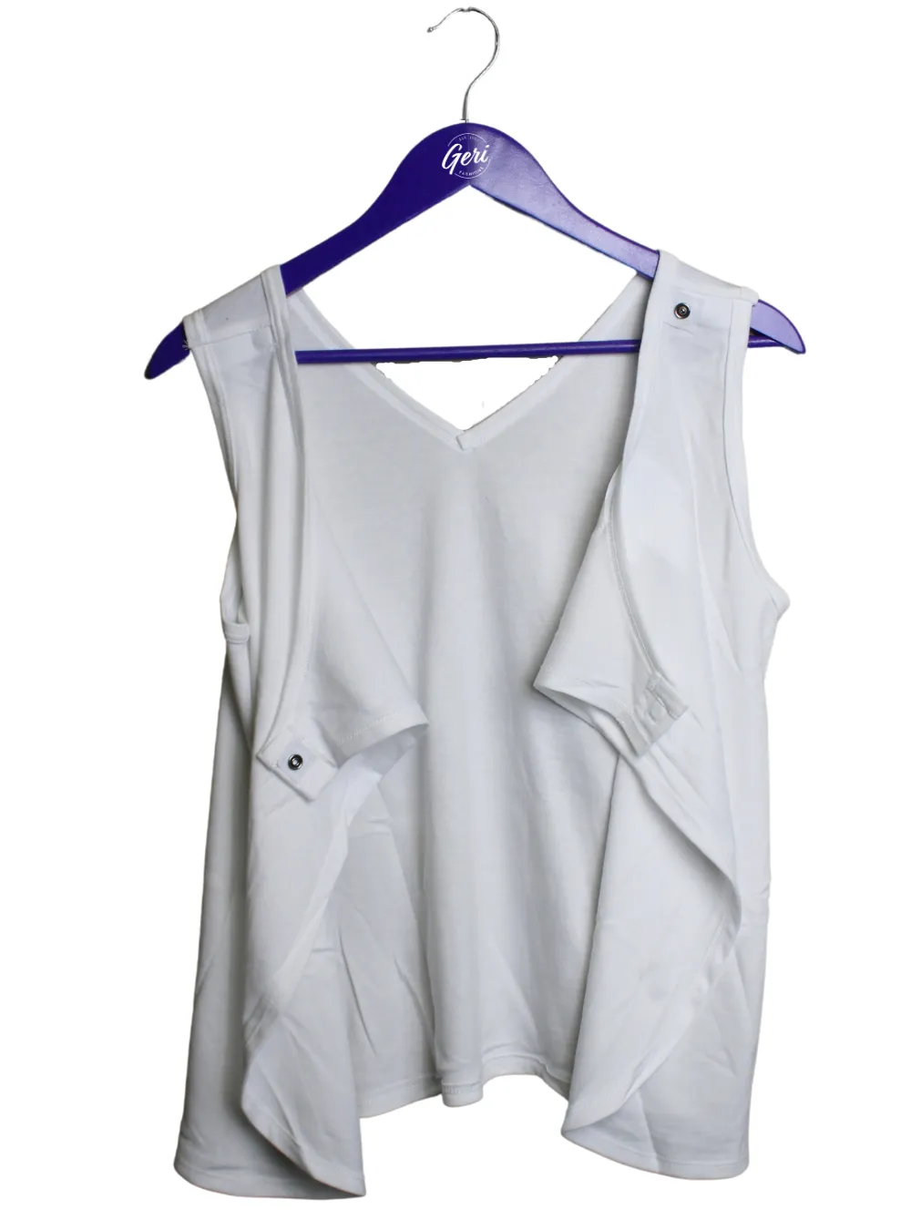 Adaptive Ladies' Snap Shoulder Undervest