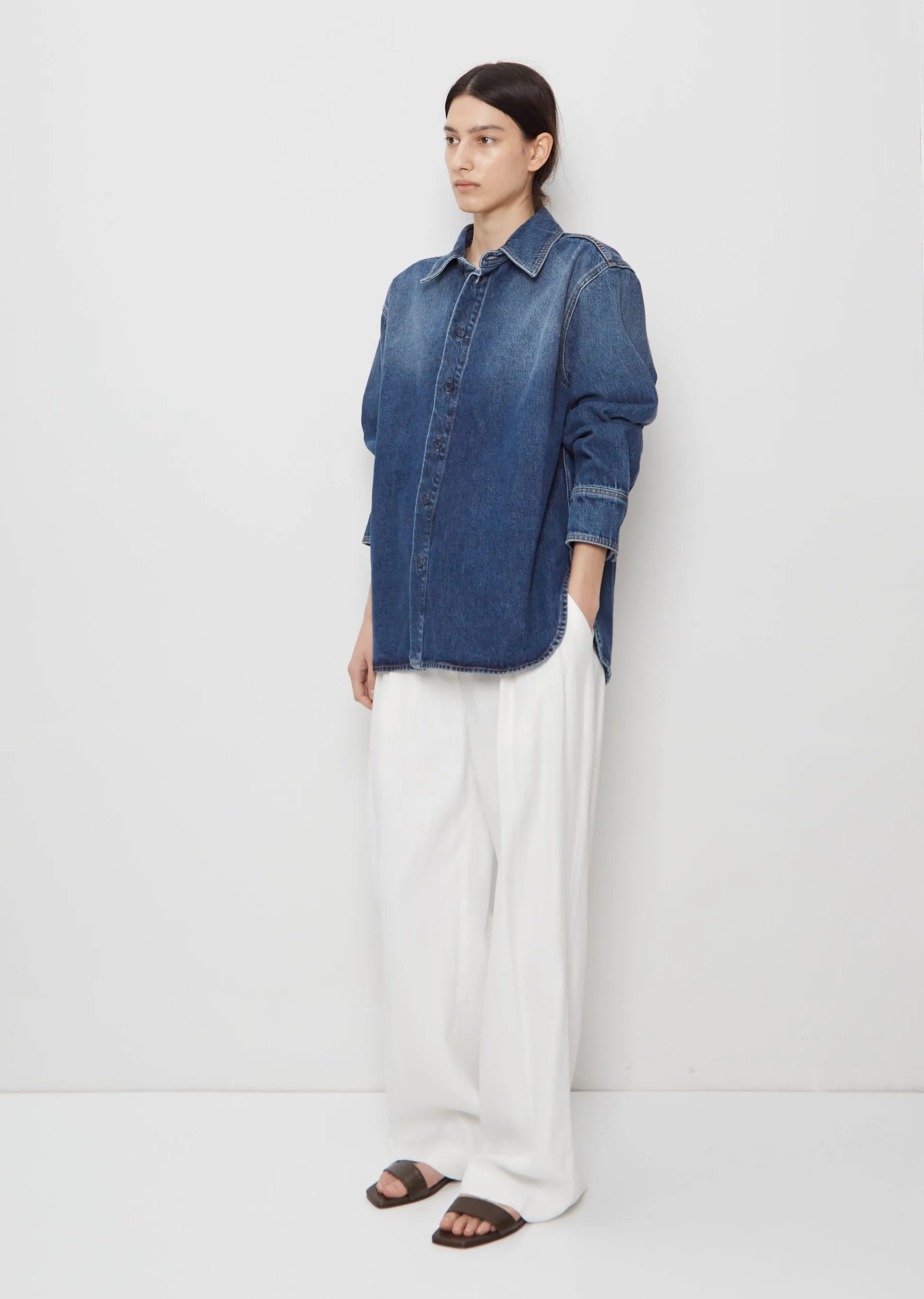 Altan Denim Shirt — Washed Blue