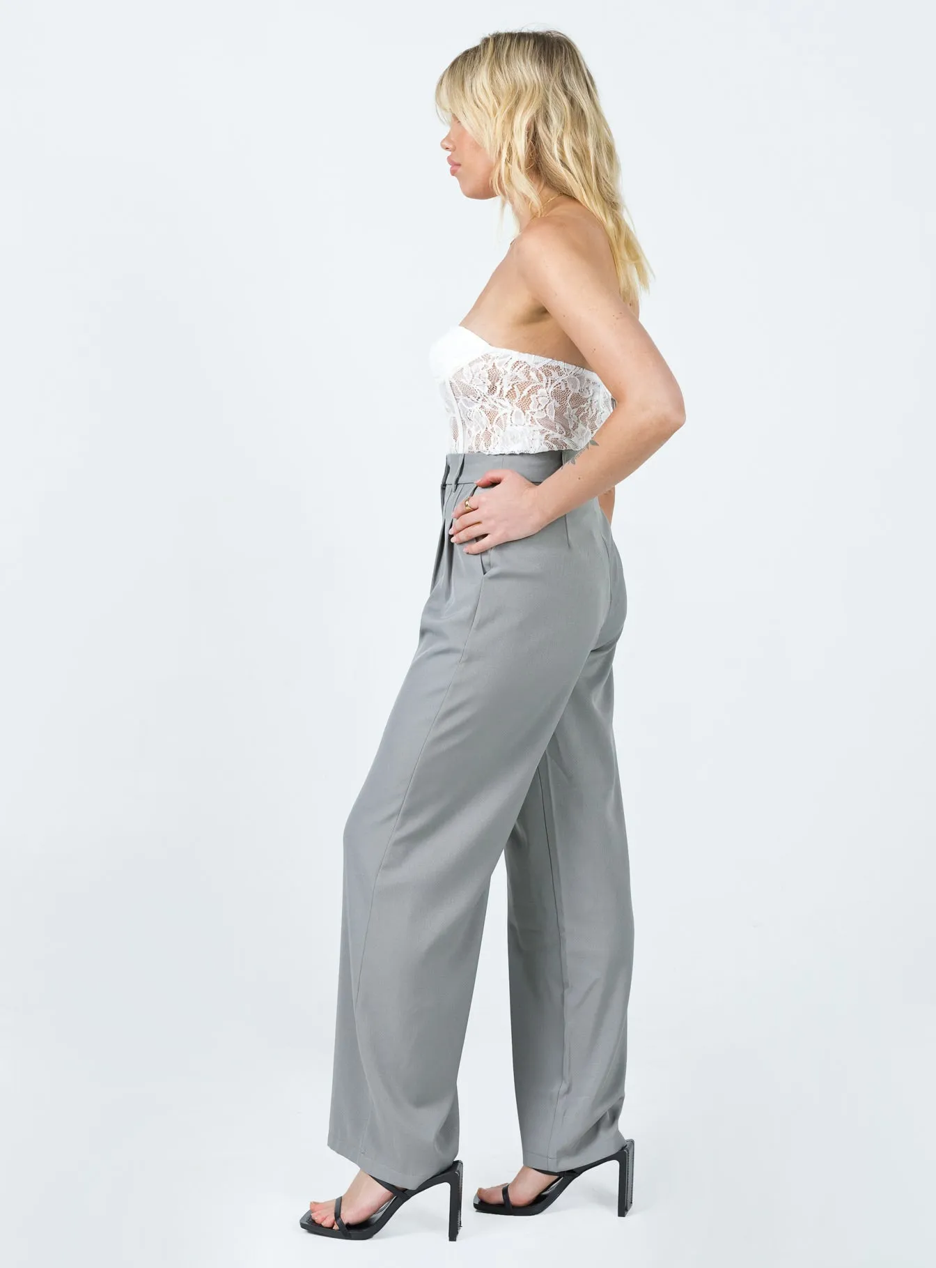 Archer Pants Light Grey