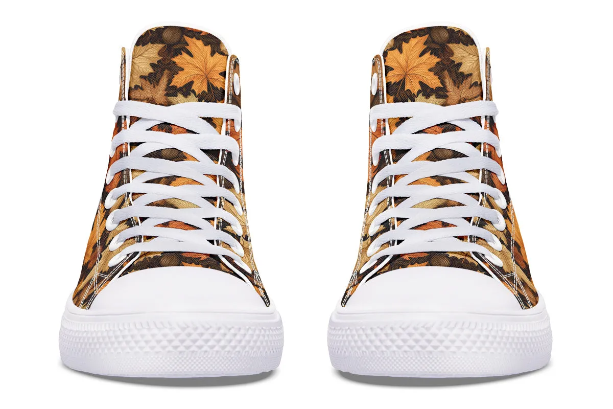 Autumn Leaves High Tops