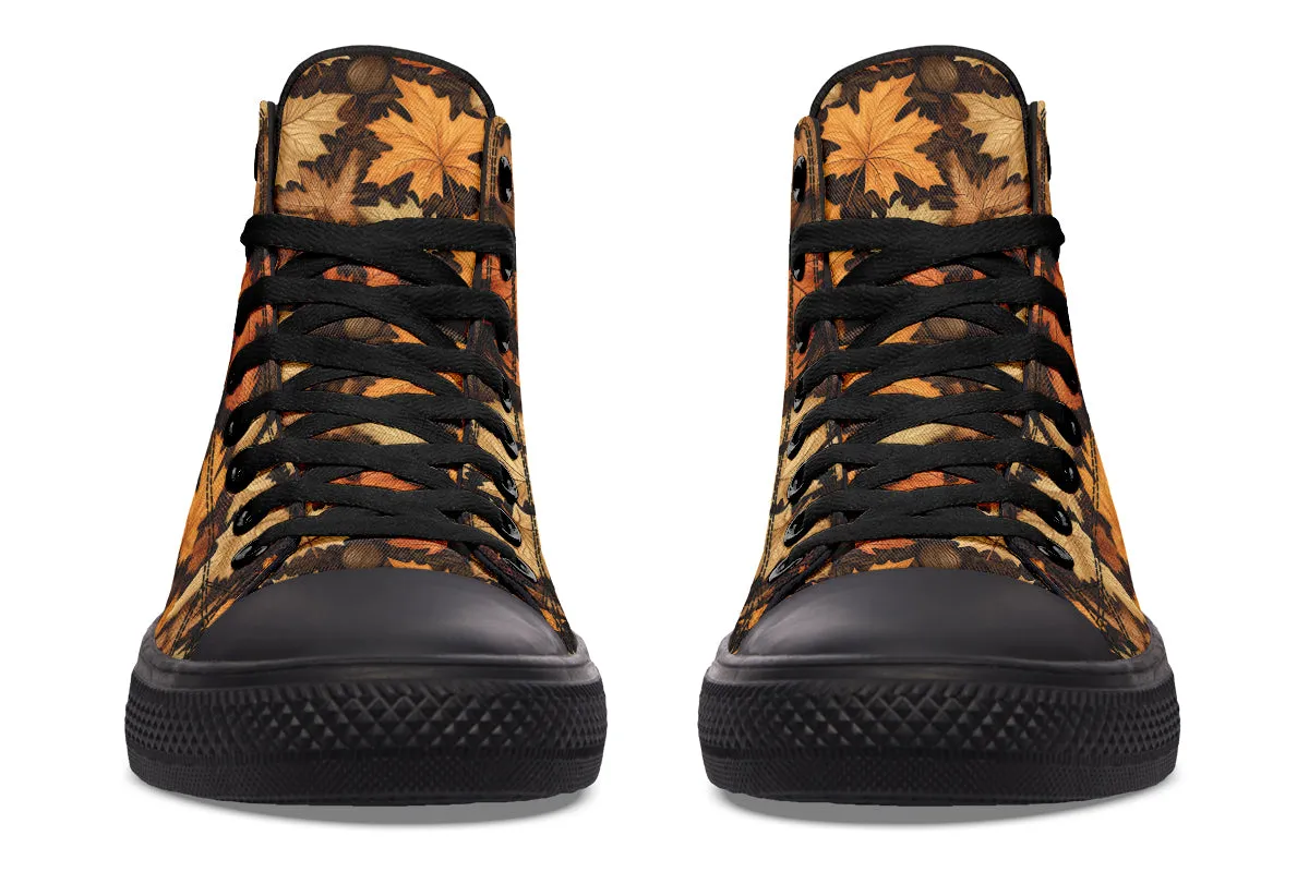 Autumn Leaves High Tops