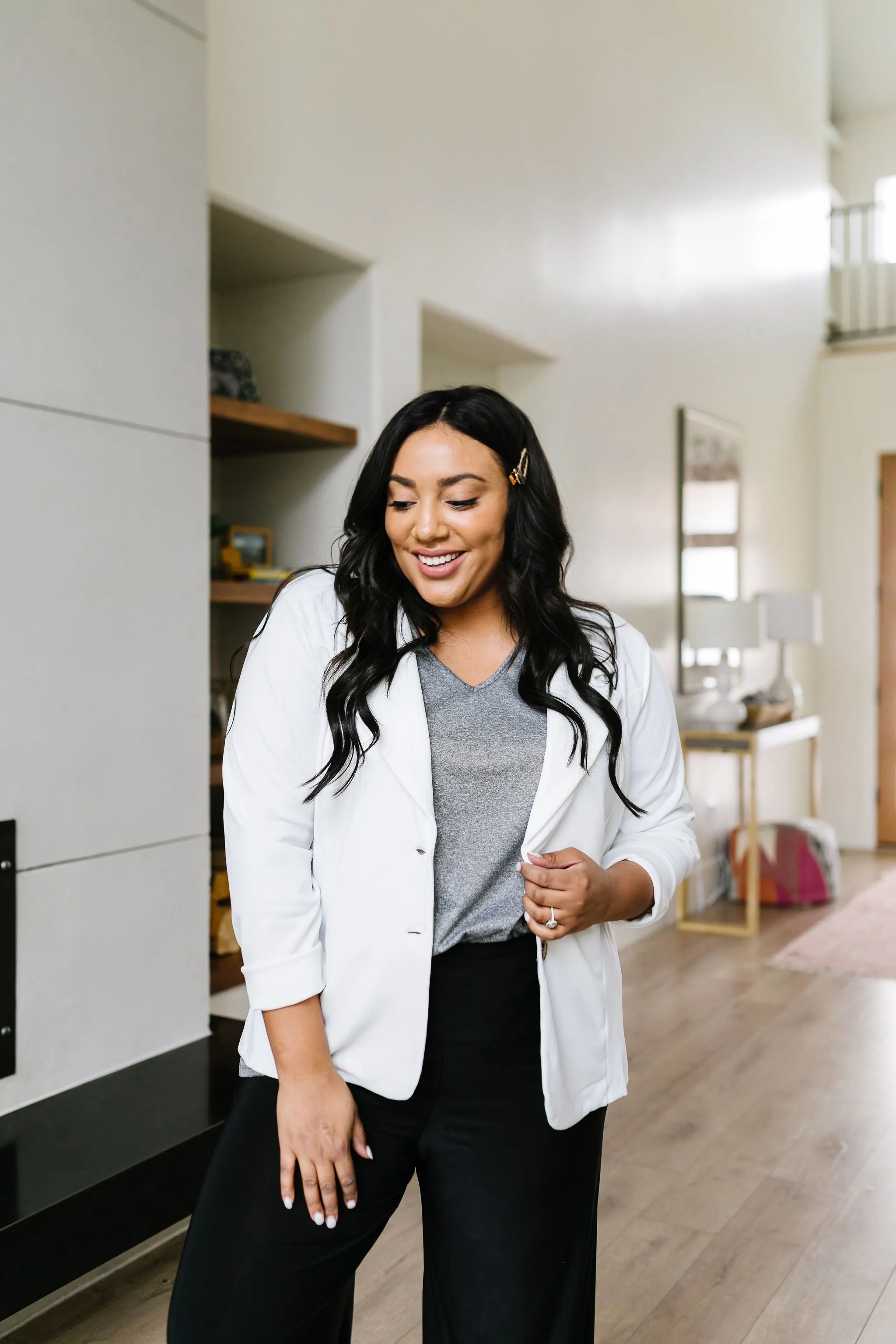 Blaze Of Glory Blazer In Ivory