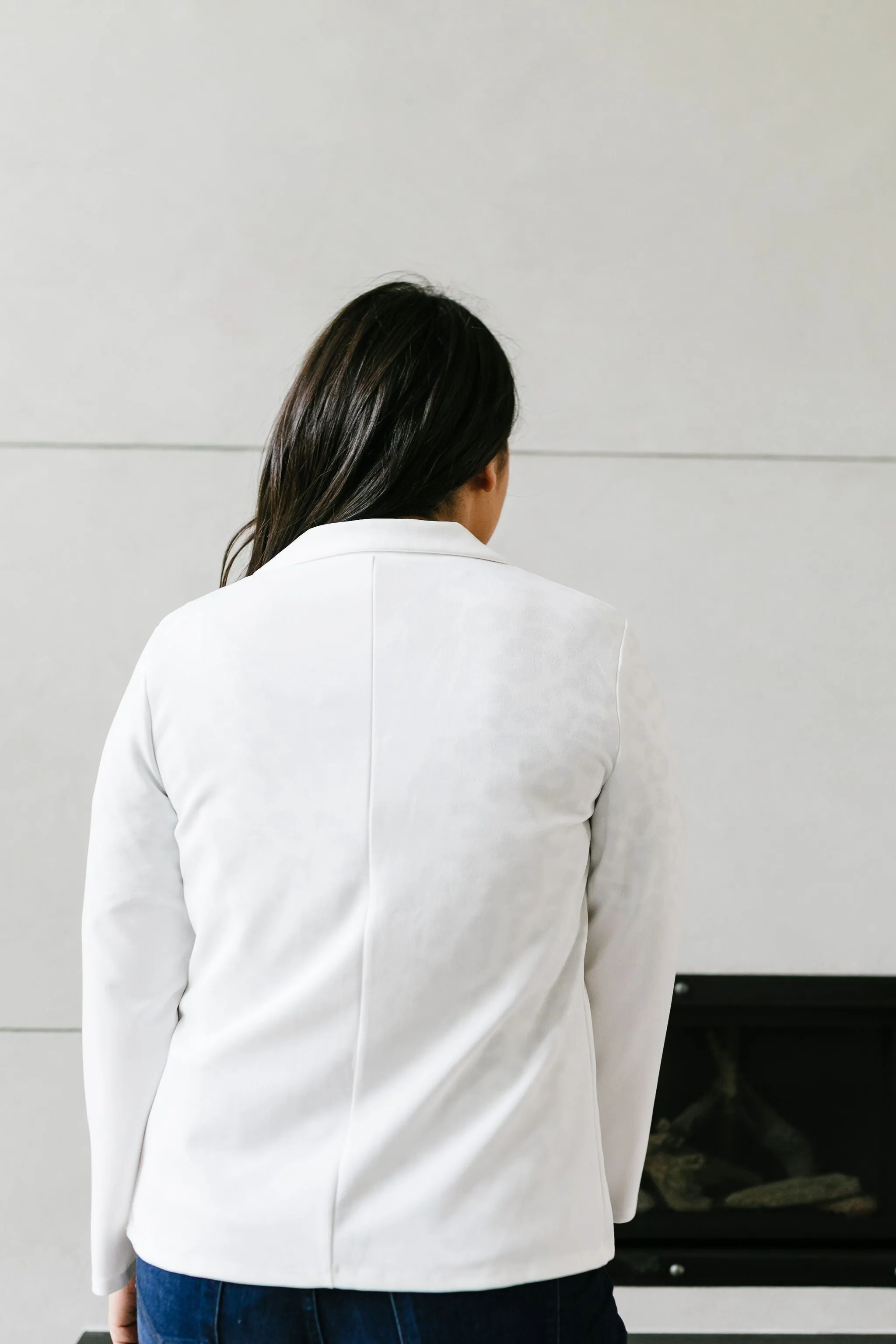 Blaze Of Glory Blazer In Ivory