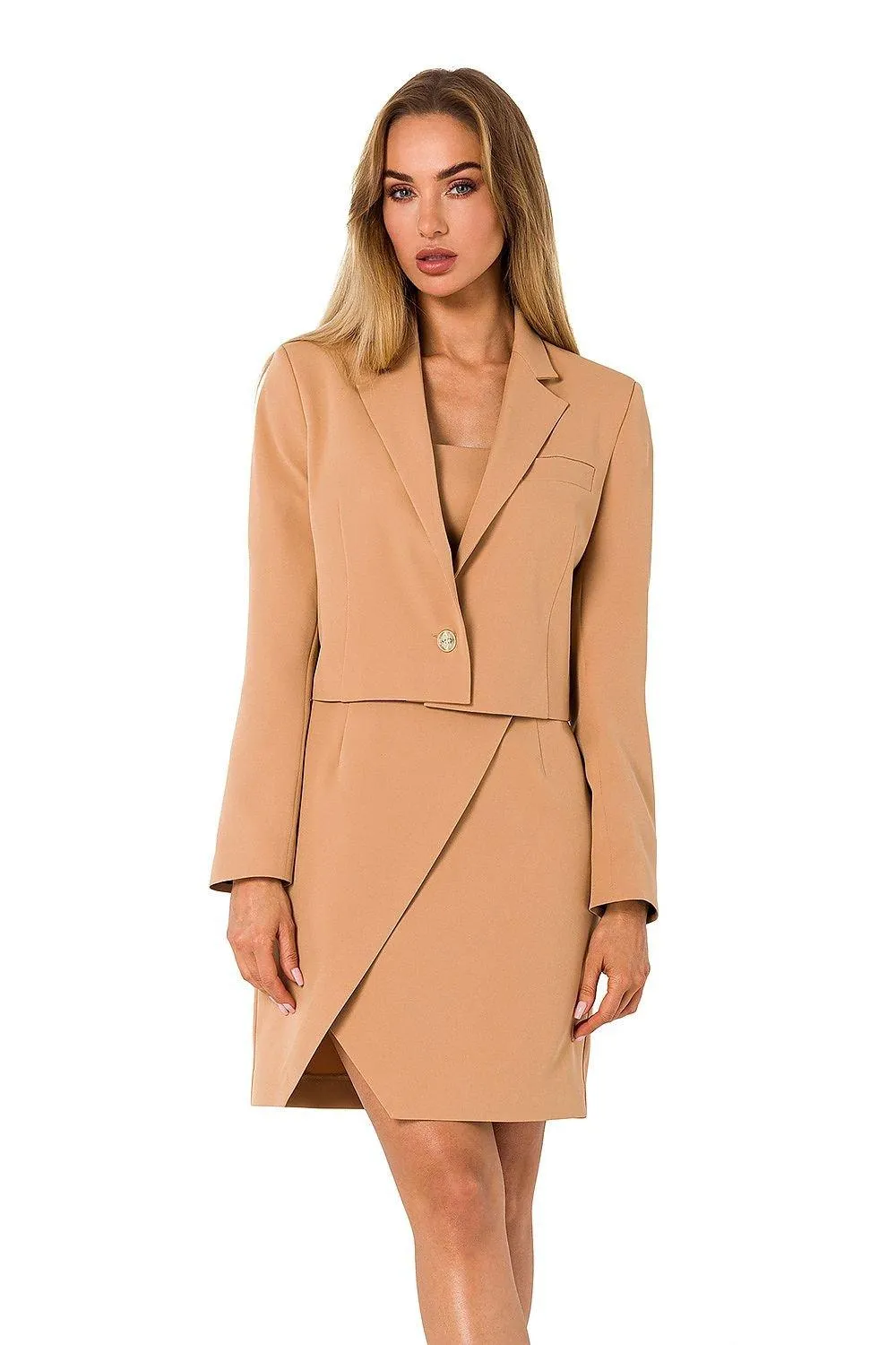 Chic Moe Tailored Short Jacket