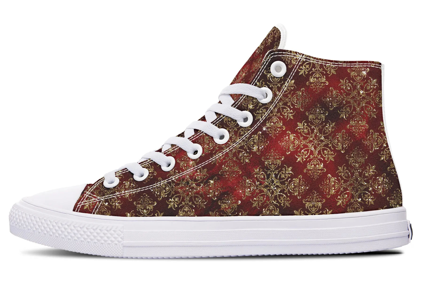 Christmas Wrapping Paper High Tops