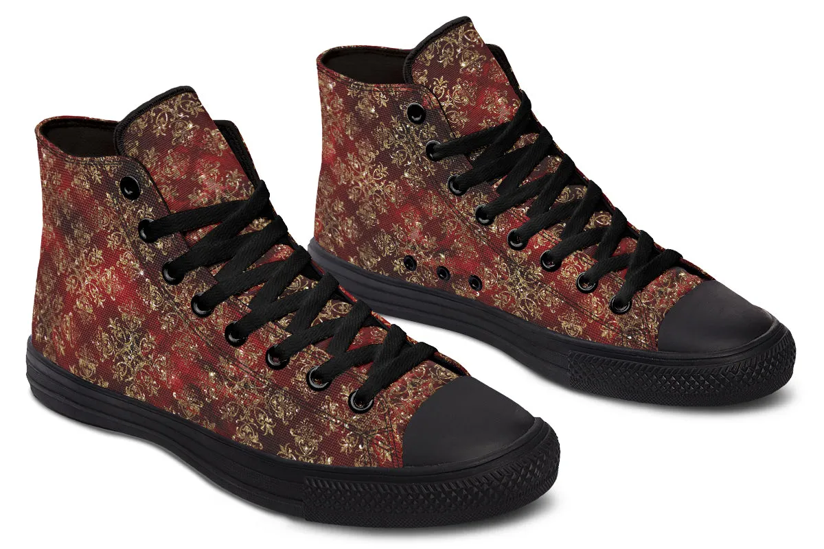 Christmas Wrapping Paper High Tops