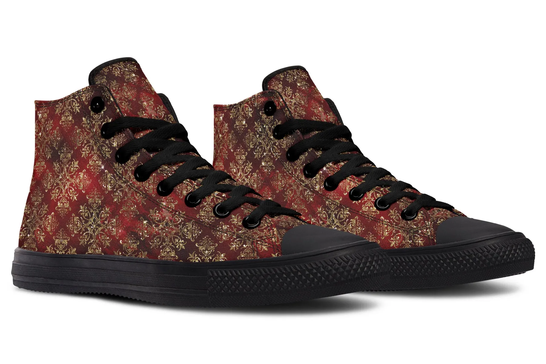 Christmas Wrapping Paper High Tops