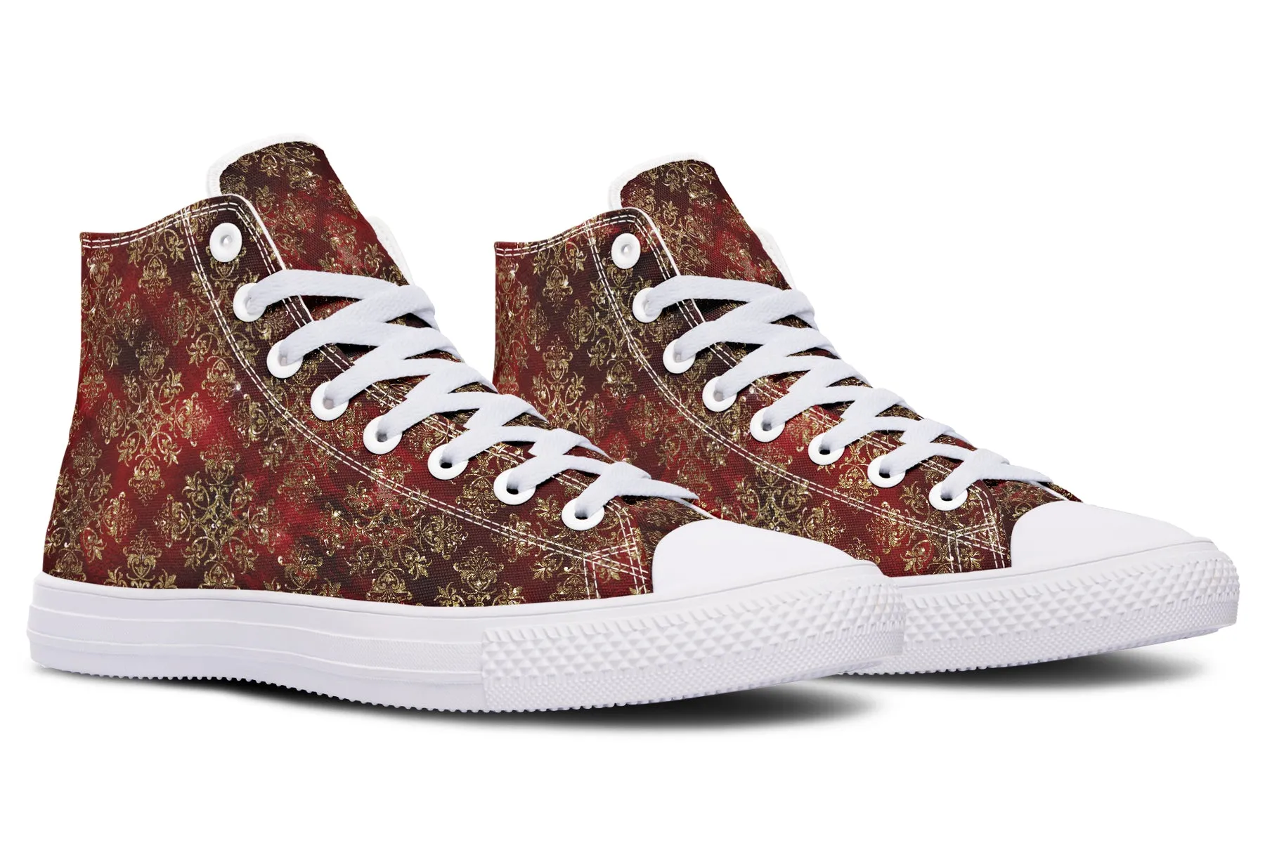 Christmas Wrapping Paper High Tops