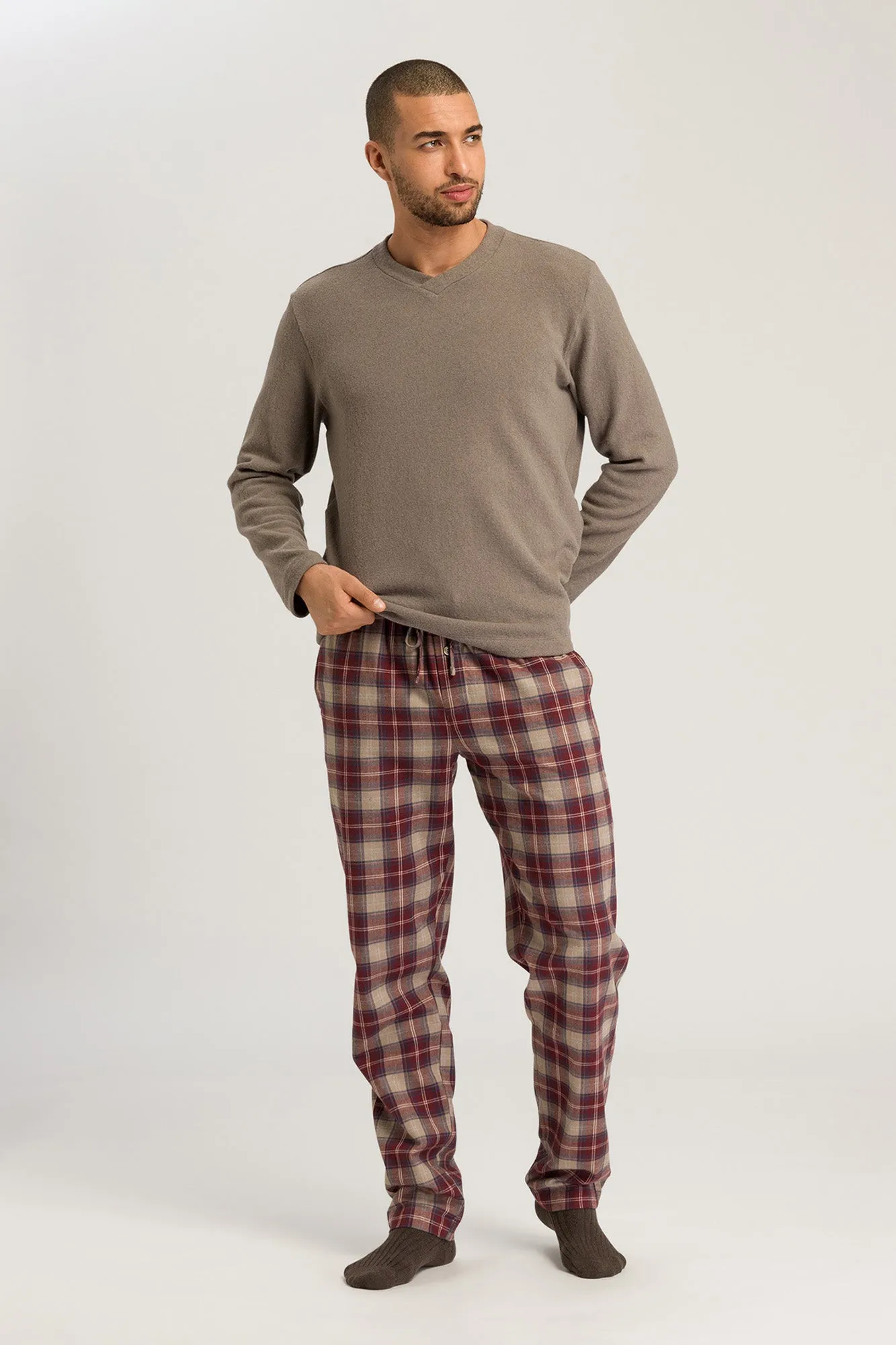 Cozy Comfort - Long Pants - Homey Check