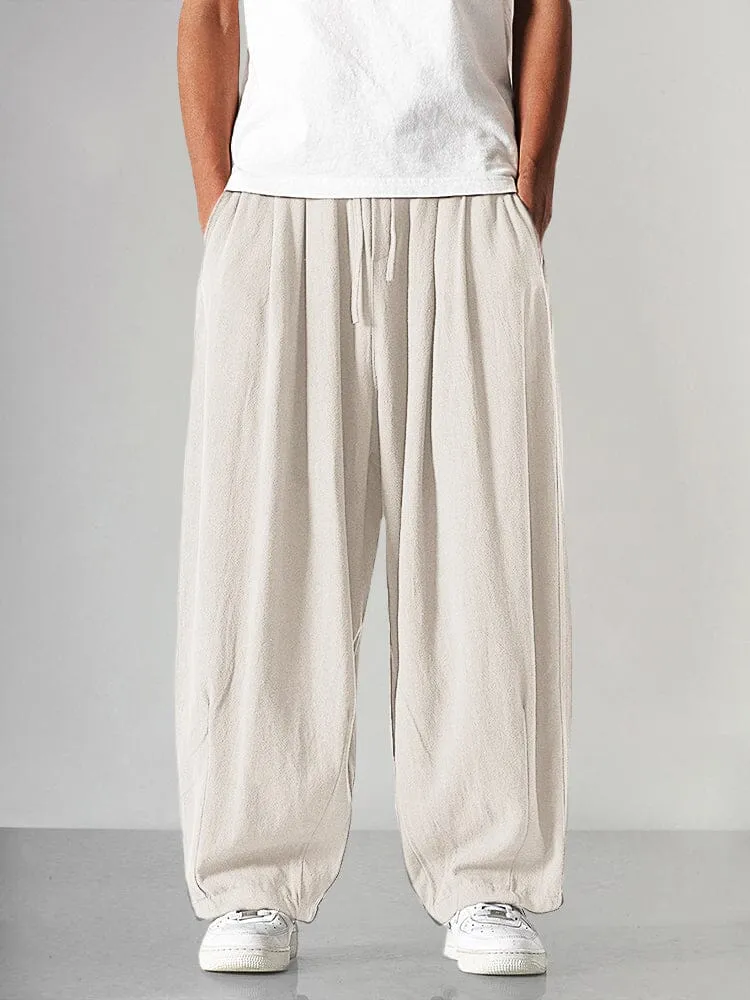 Cozy Loose Cotton Linen Pants