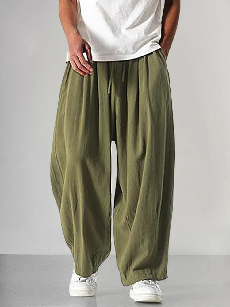 Cozy Loose Cotton Linen Pants