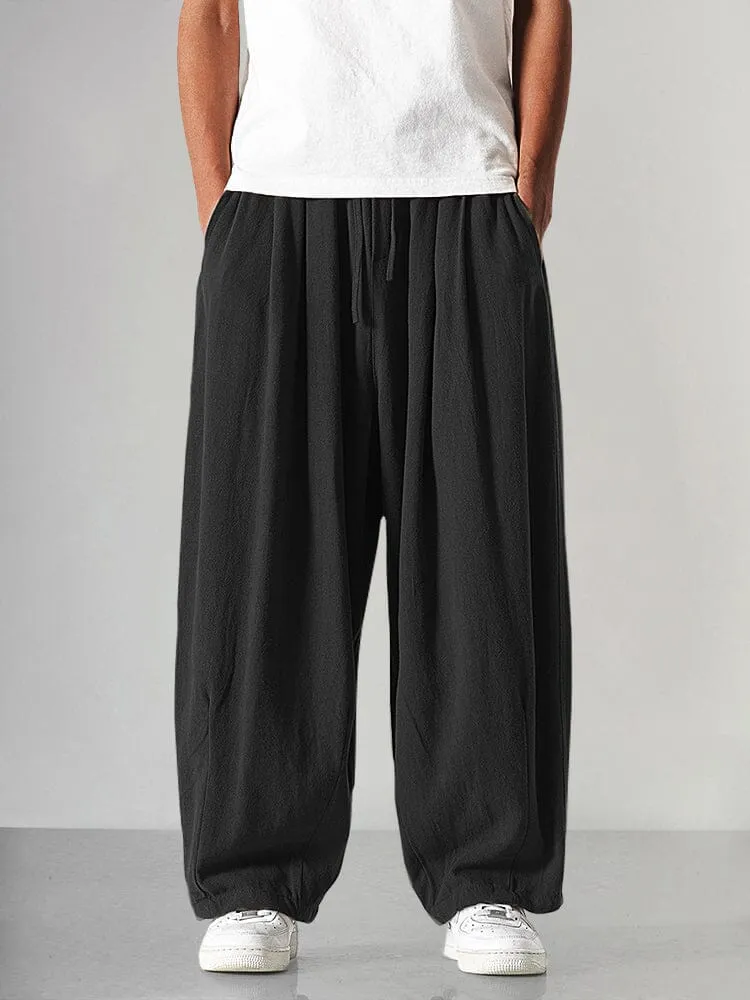 Cozy Loose Cotton Linen Pants