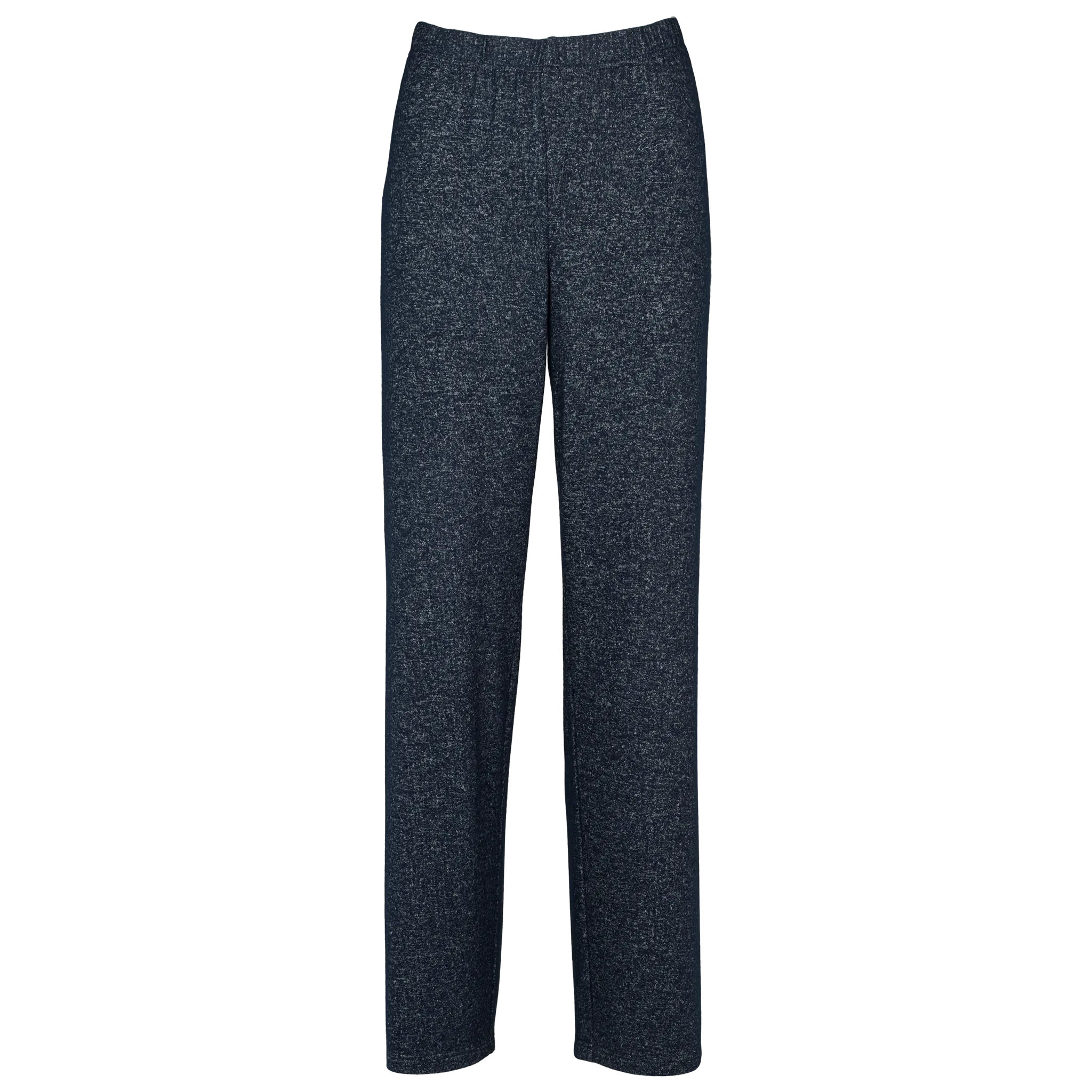 Cozy wide pants - Navy melange