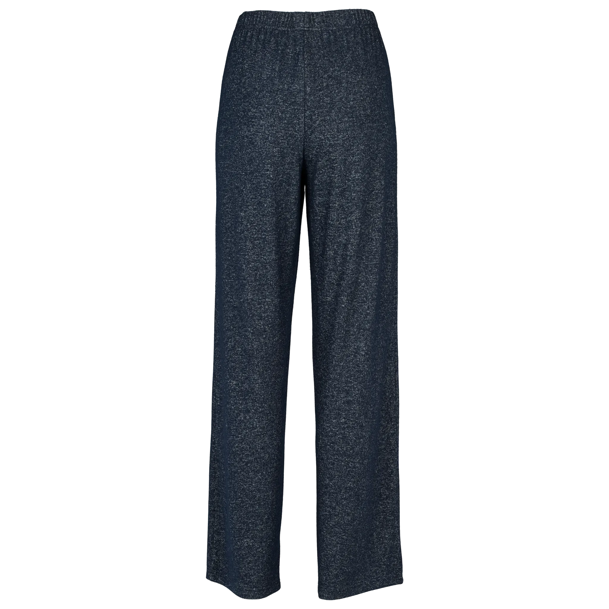 Cozy wide pants - Navy melange