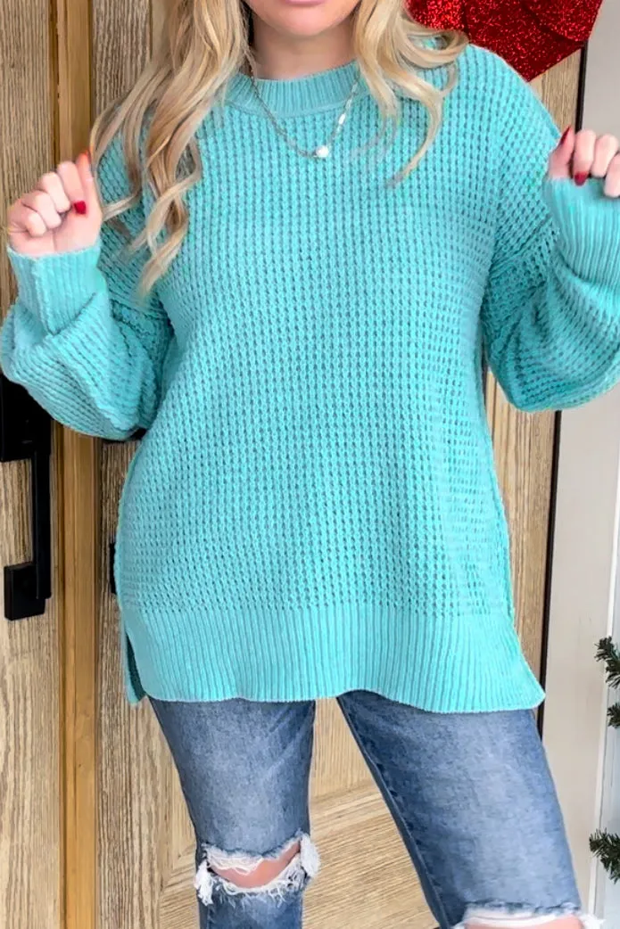 *DOORBUSTER* Kia Comfy Oversized Knit Sweater Pullover Top (final sale)