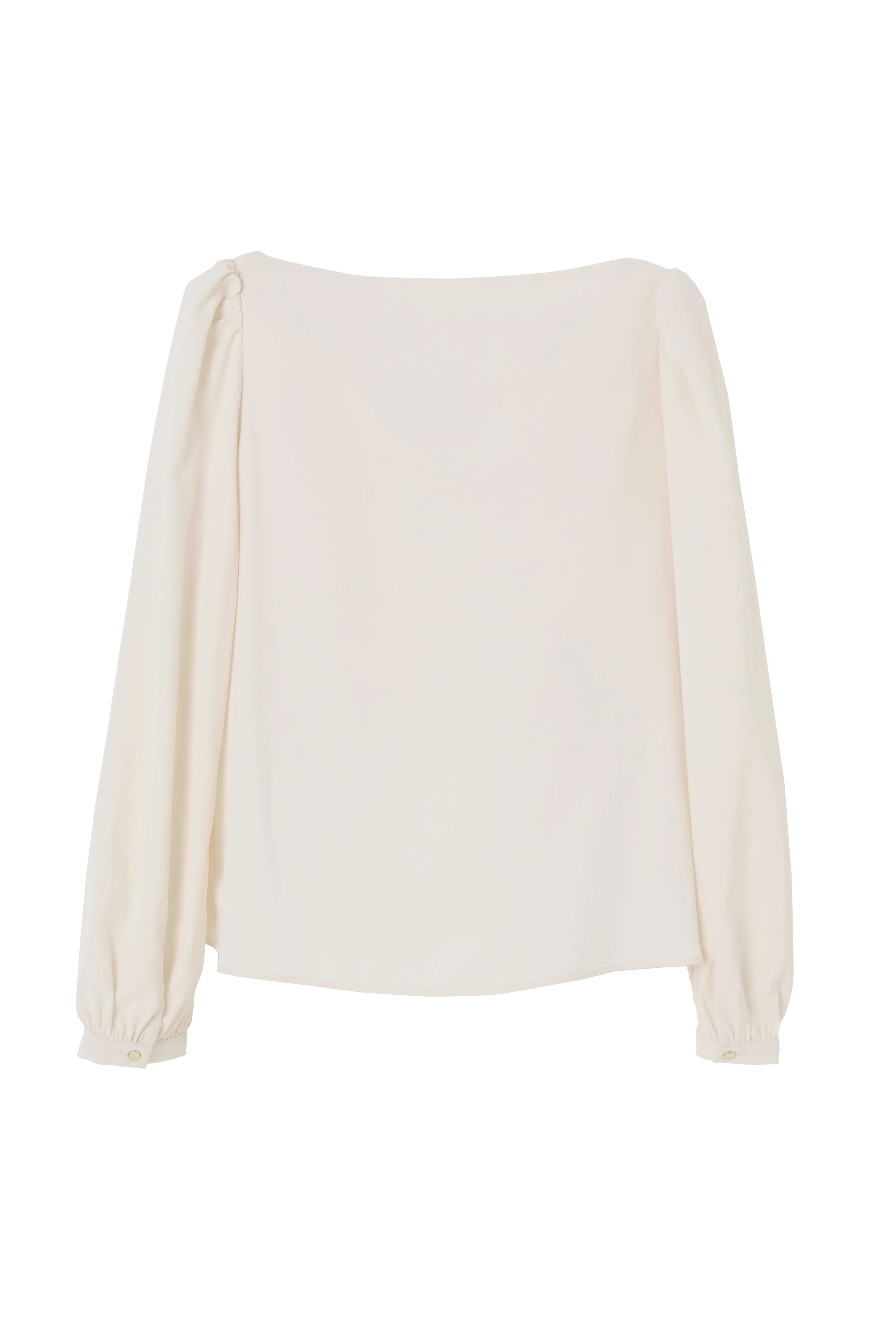 Draped Neck Essential Blouse