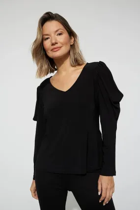 Draped Shoulder Top