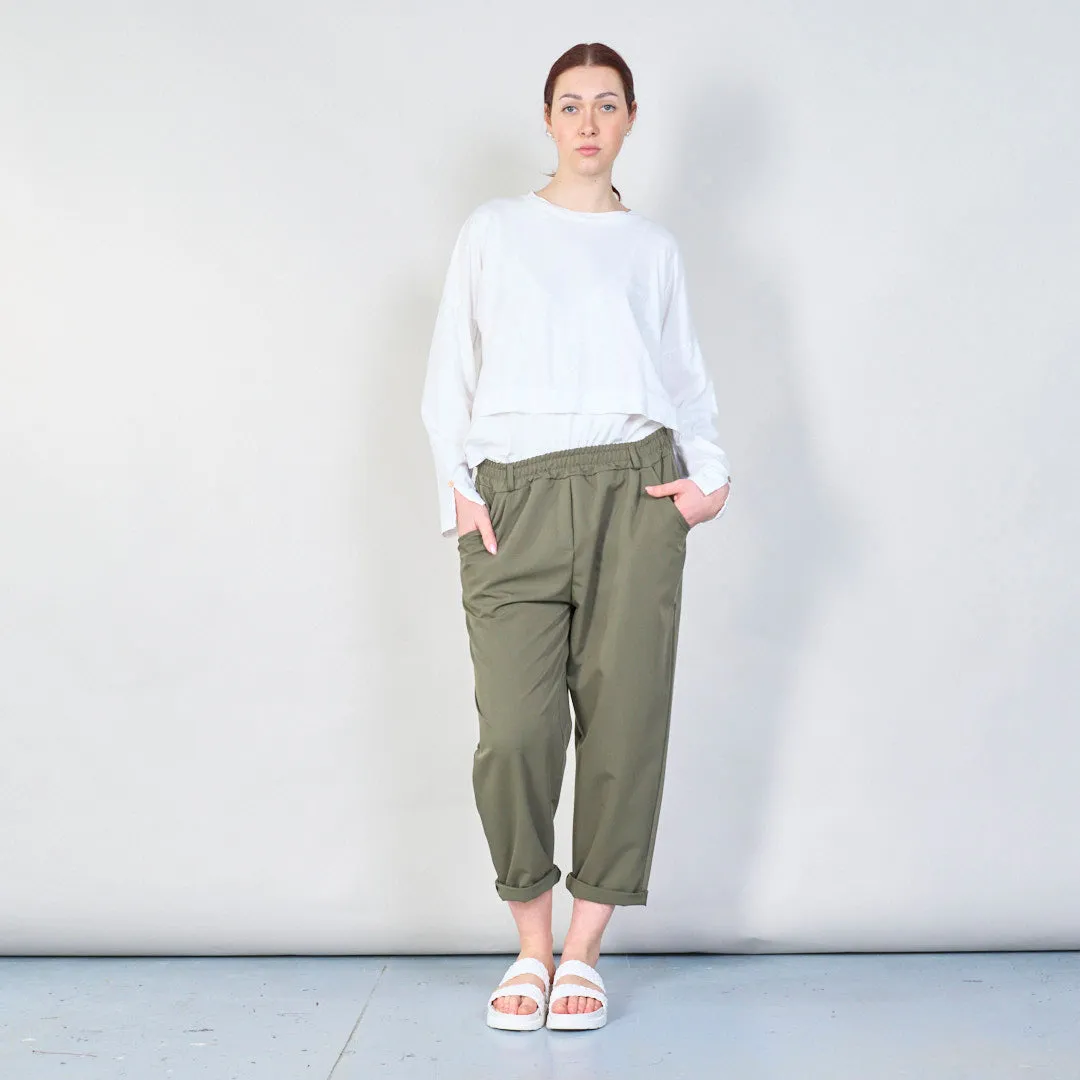 Effortless chic relaxed pants wholesale