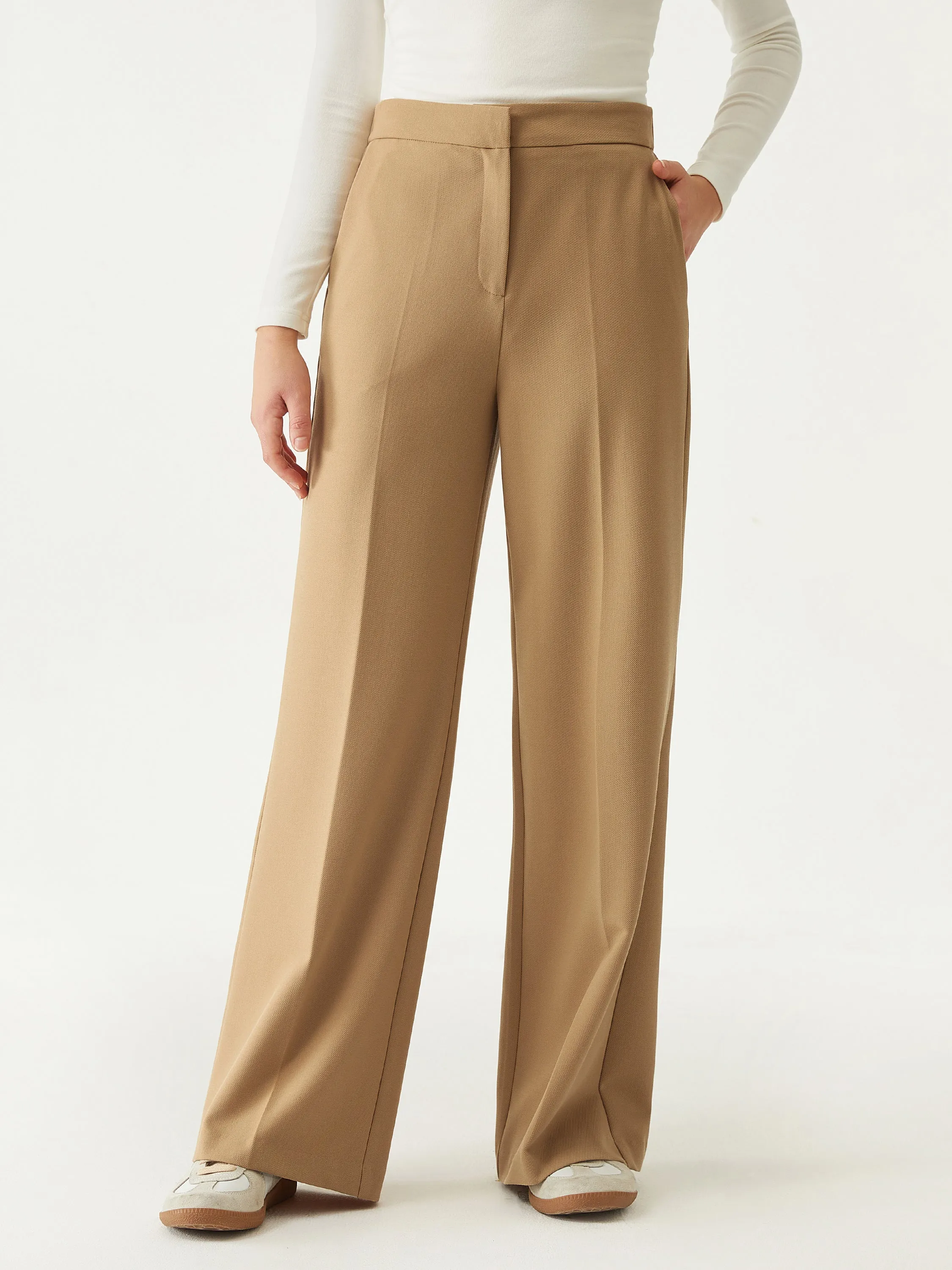 Effortless Slim Straight Leg Work Pants