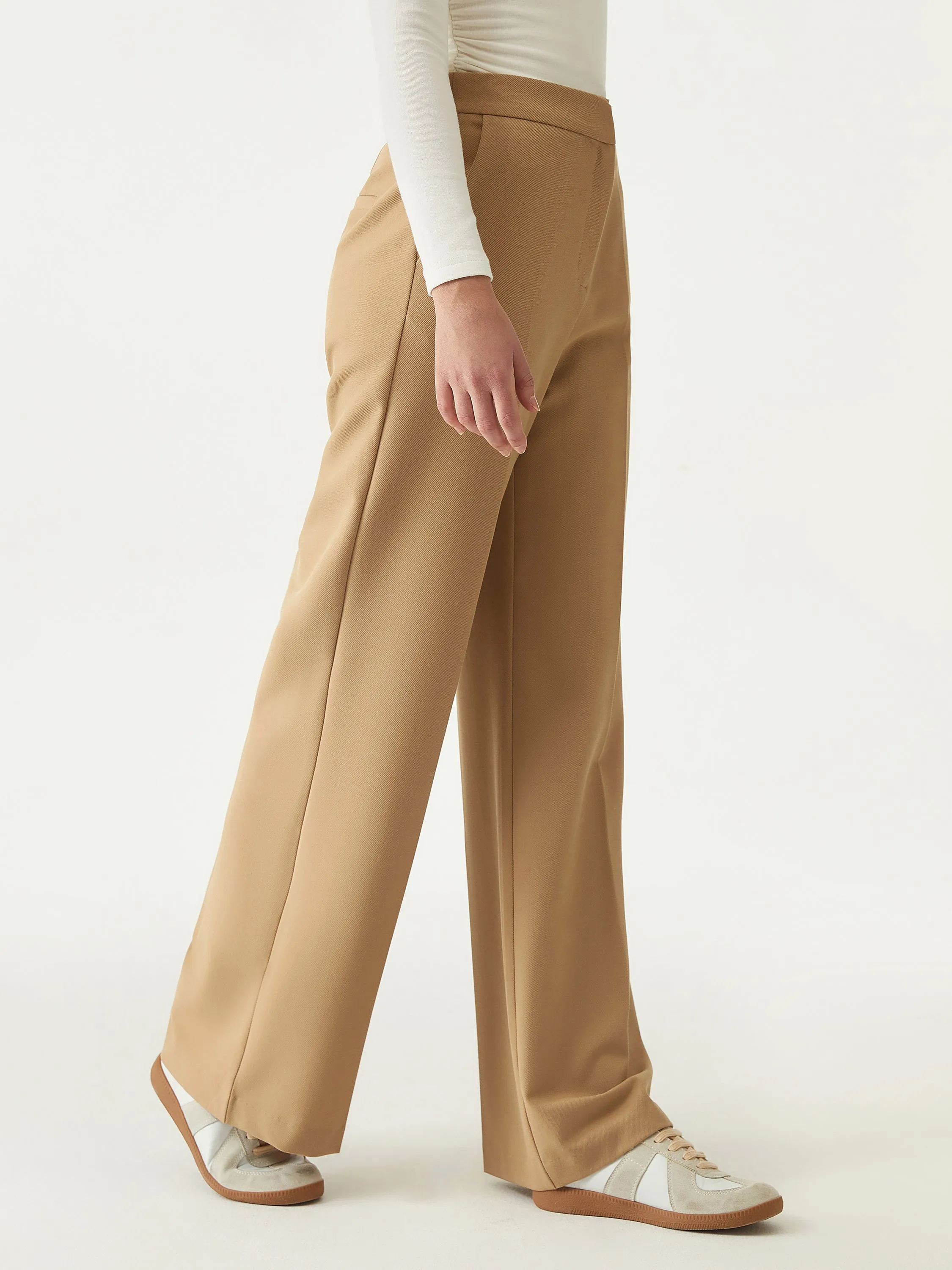 Effortless Slim Straight Leg Work Pants