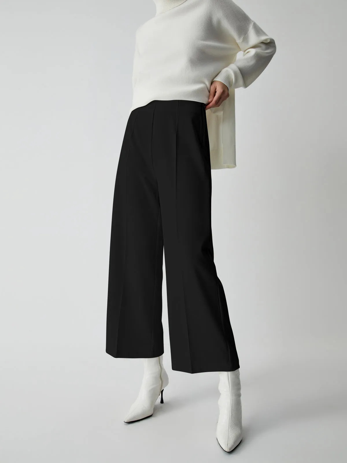 Effortless Wide Leg Culotte Pants