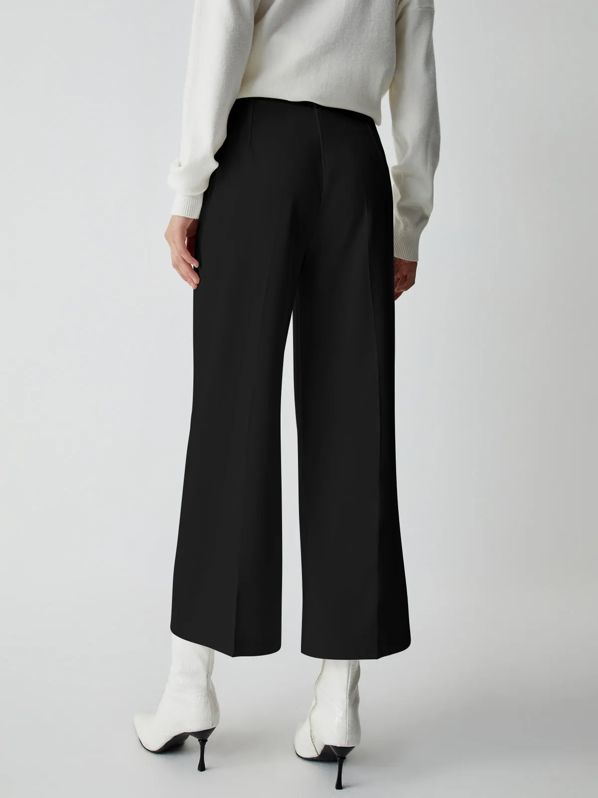 Effortless Wide Leg Culotte Pants