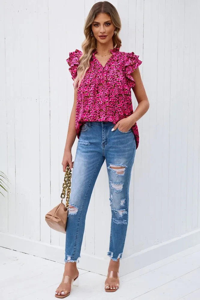 Garden Essence Pretty Floral Blouses