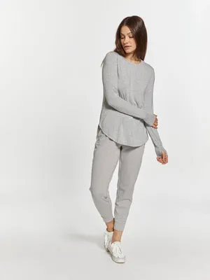 Grey Essential Basic Top