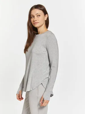 Grey Essential Basic Top