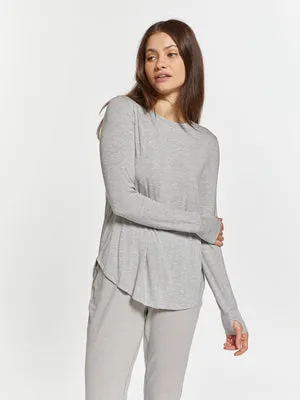 Grey Essential Basic Top