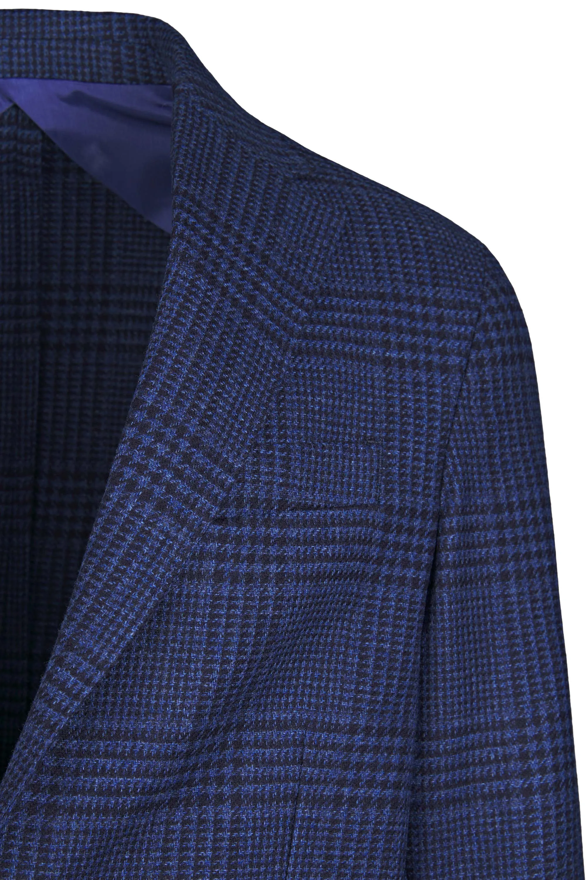 Half-Lined Deconstructed Prince of Wales Blazer