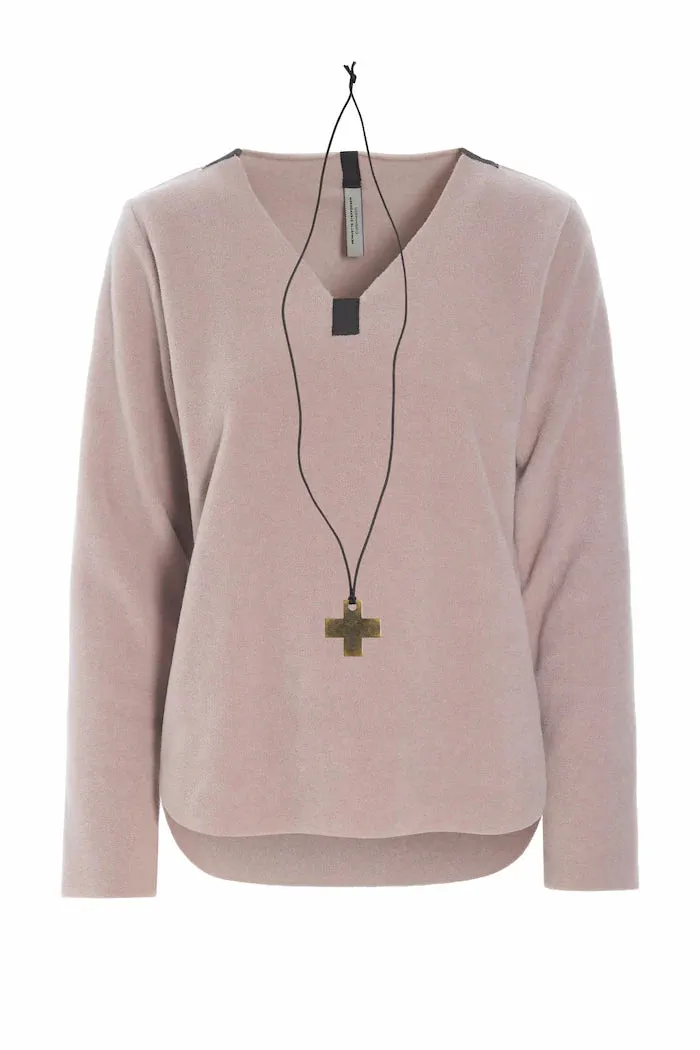 Henriette Steffensen Blouse & X Necklace