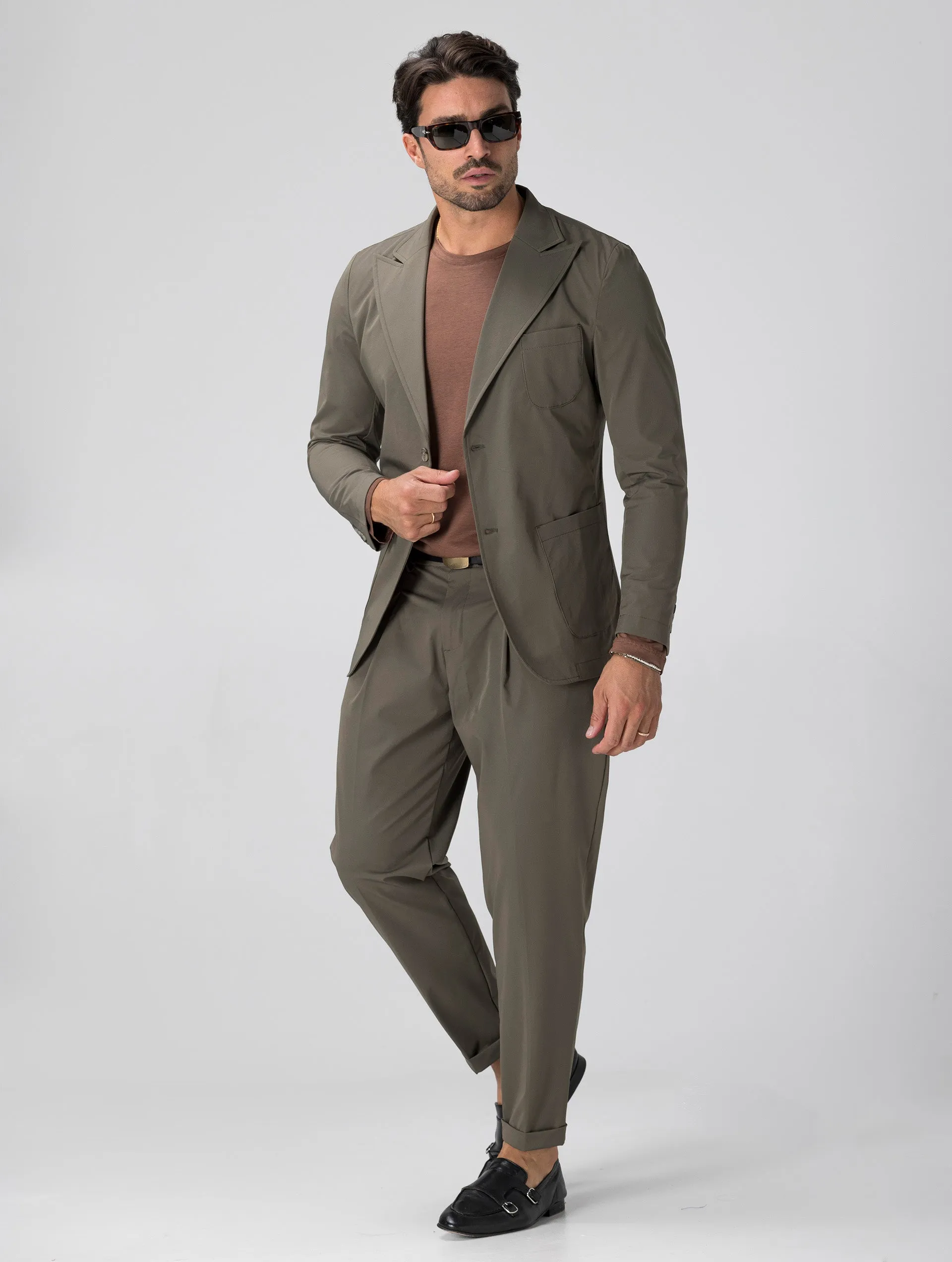 HIRO TECH FORMAL BLAZER IN GREEN