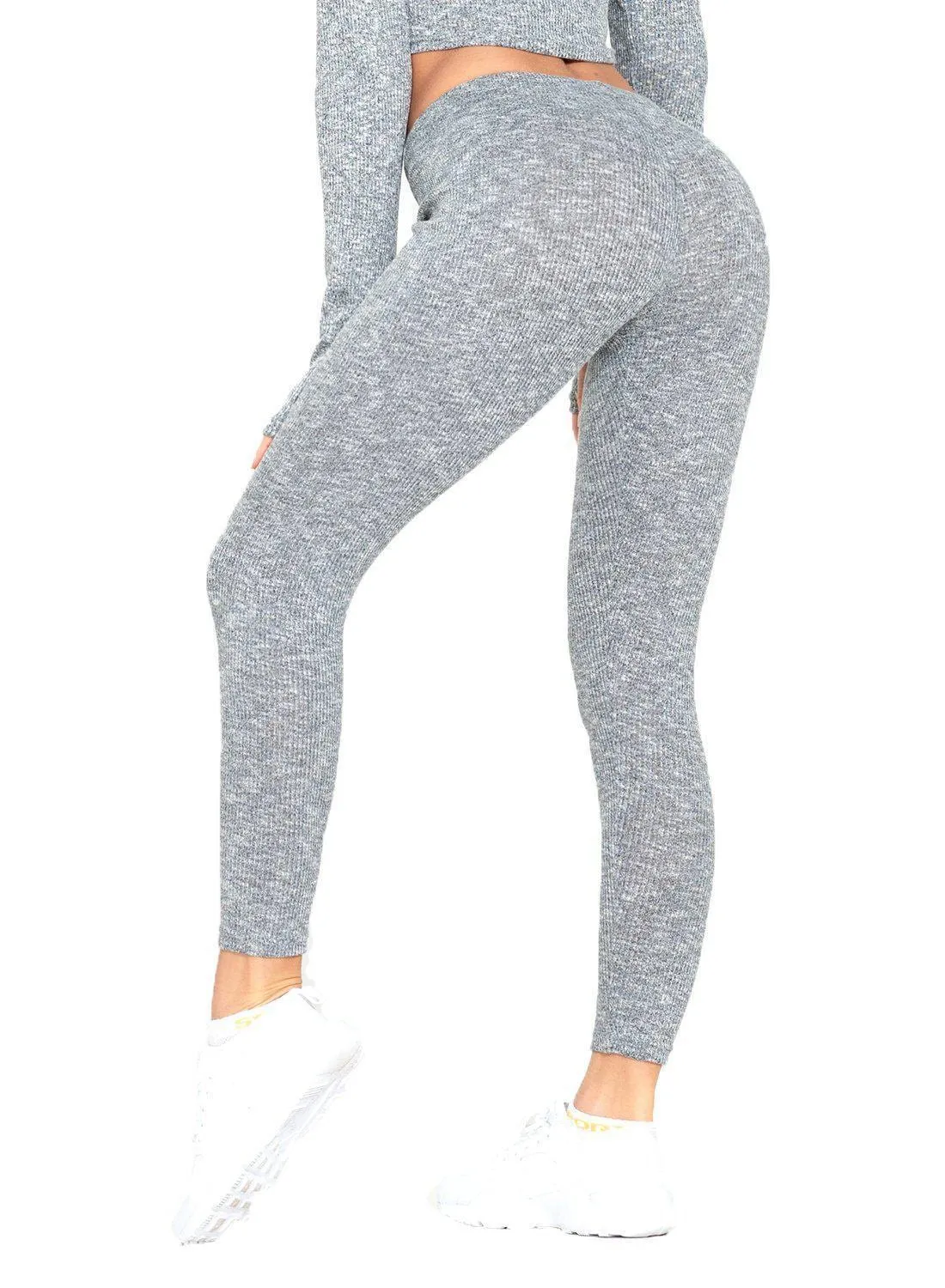 Knitted Comfortable Elastic Waistband Pants