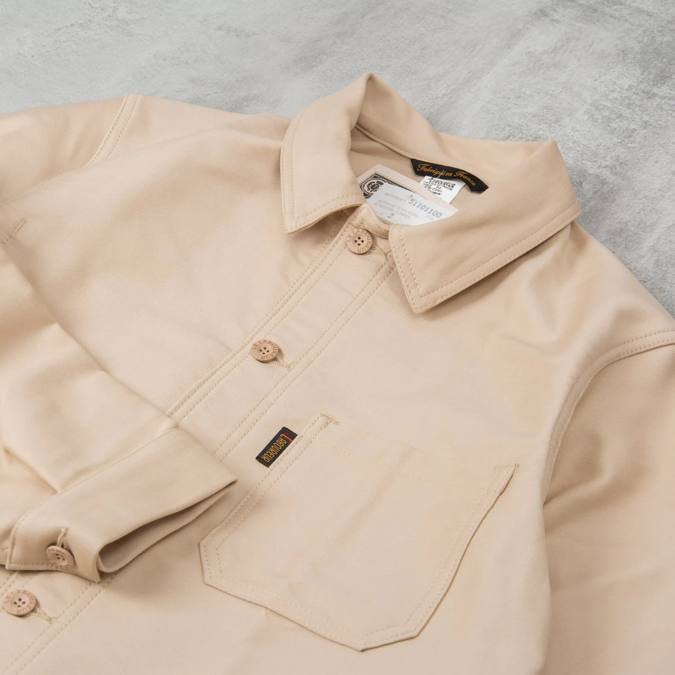 Le Laboureur Moleskin Work Jacket - Ecru