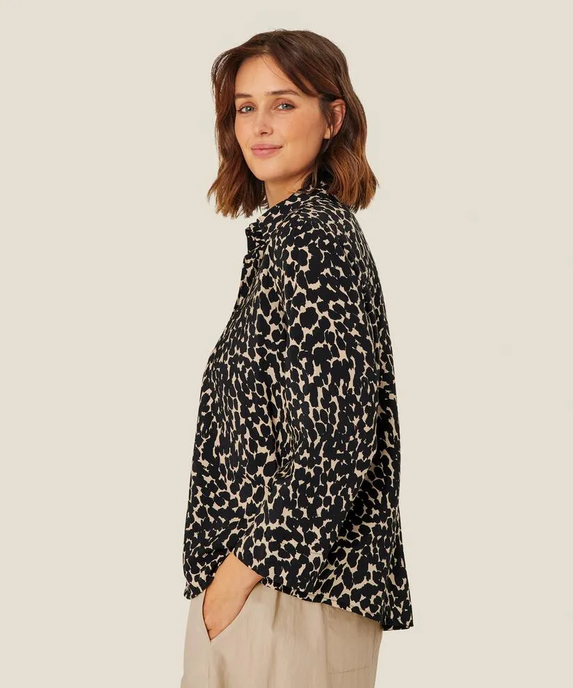 Masai Iduki Leopard Print Shirt