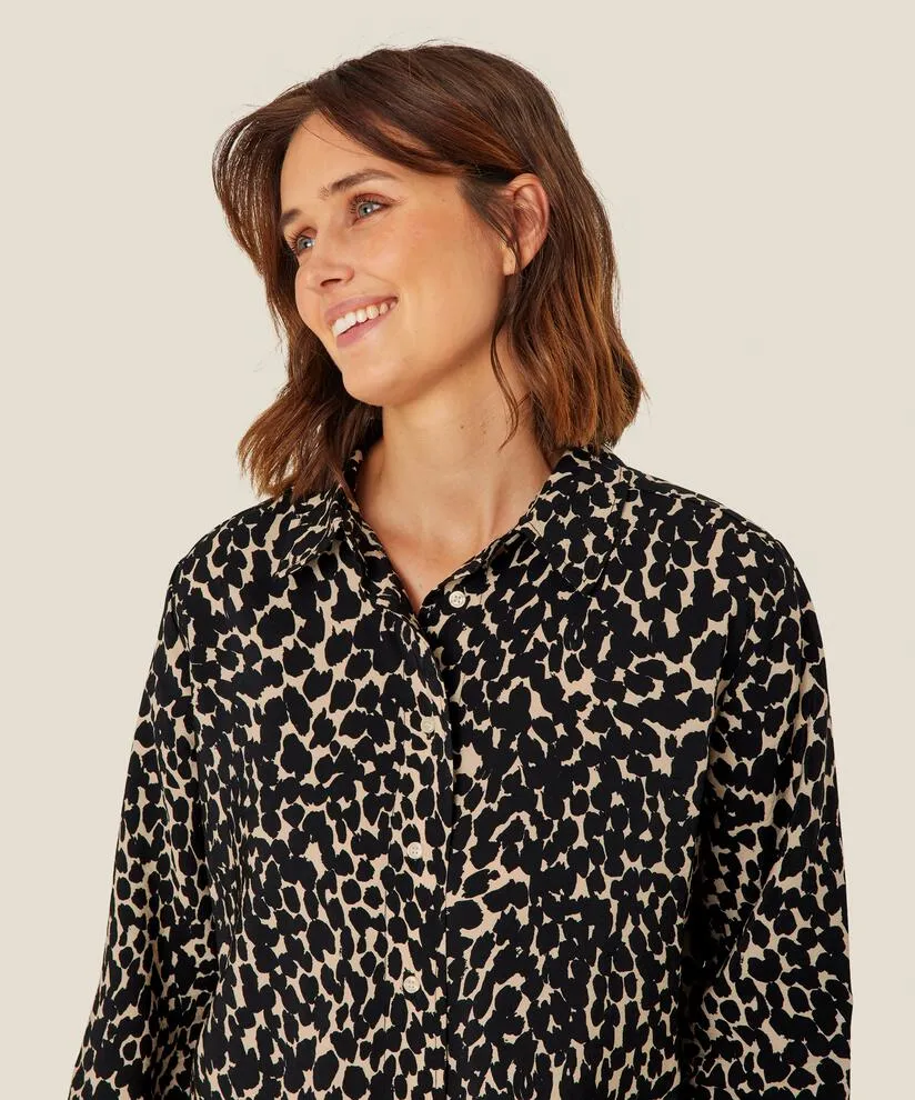 Masai Iduki Leopard Print Shirt