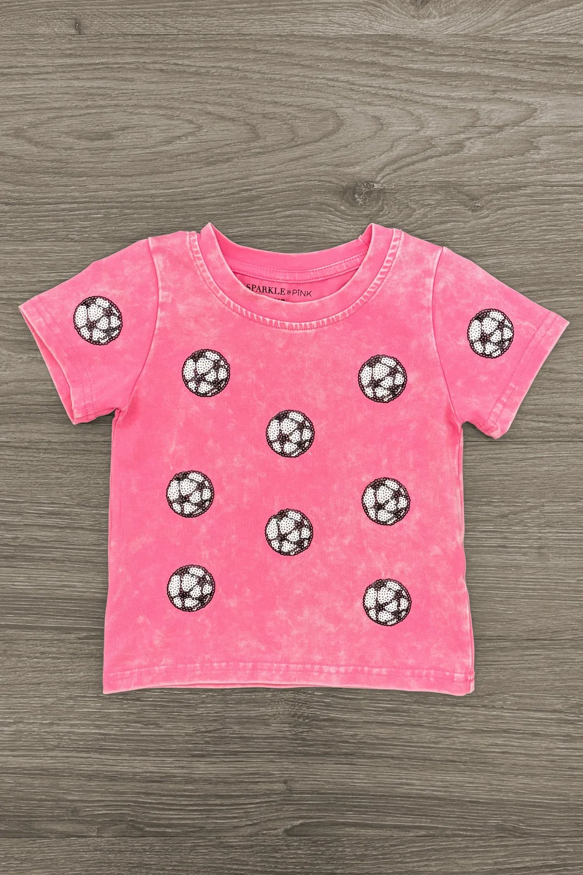 Mom & Me - Pink Sequin Soccer Top