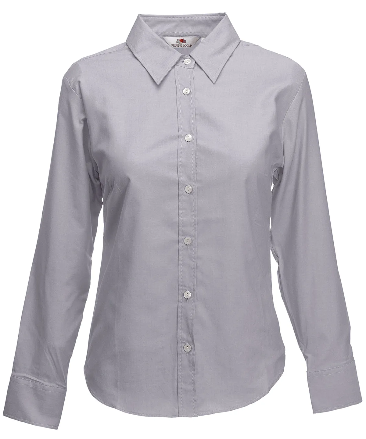 Oxford Grey - Women's Oxford long sleeve shirt