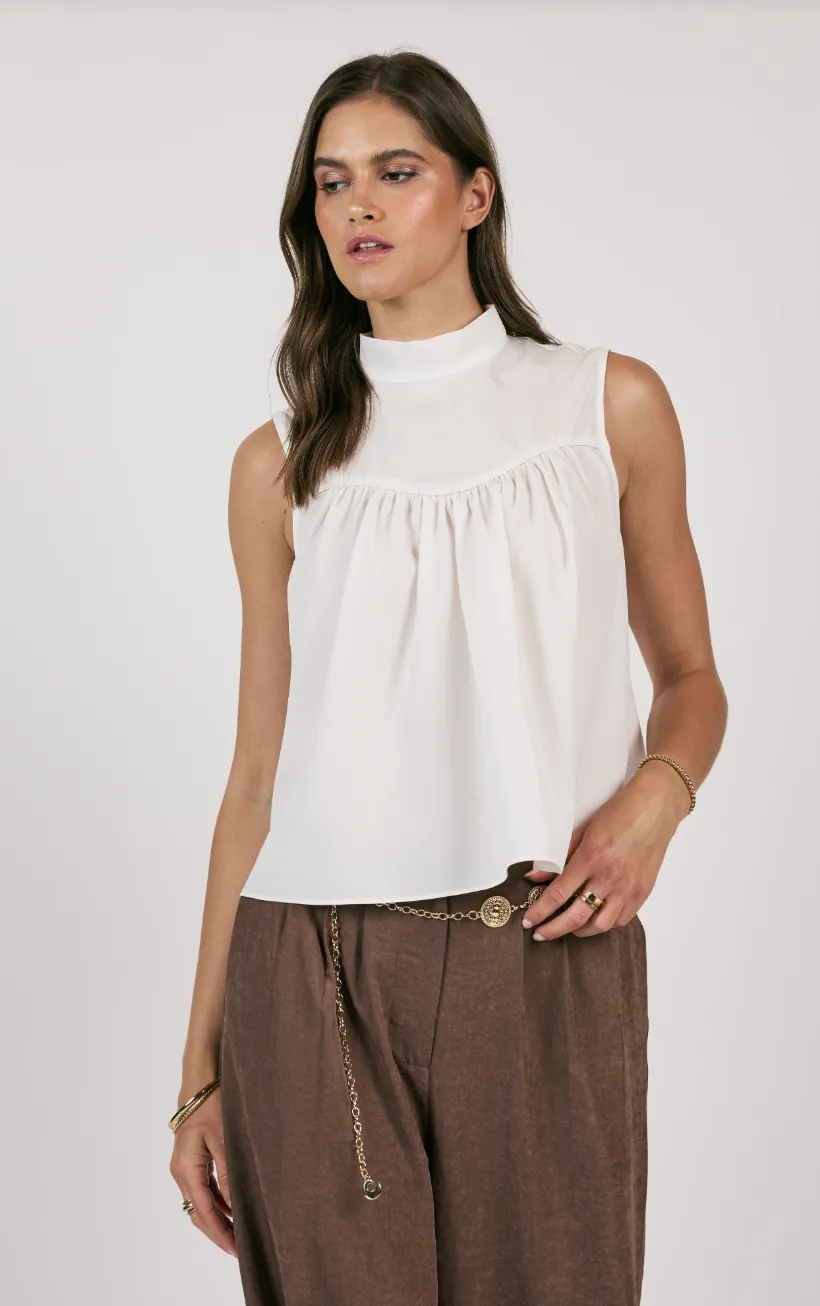 Pure Ease Mock Neck Tank