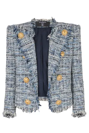 SIDE TO SIDE TWEED SPENCER JACKET