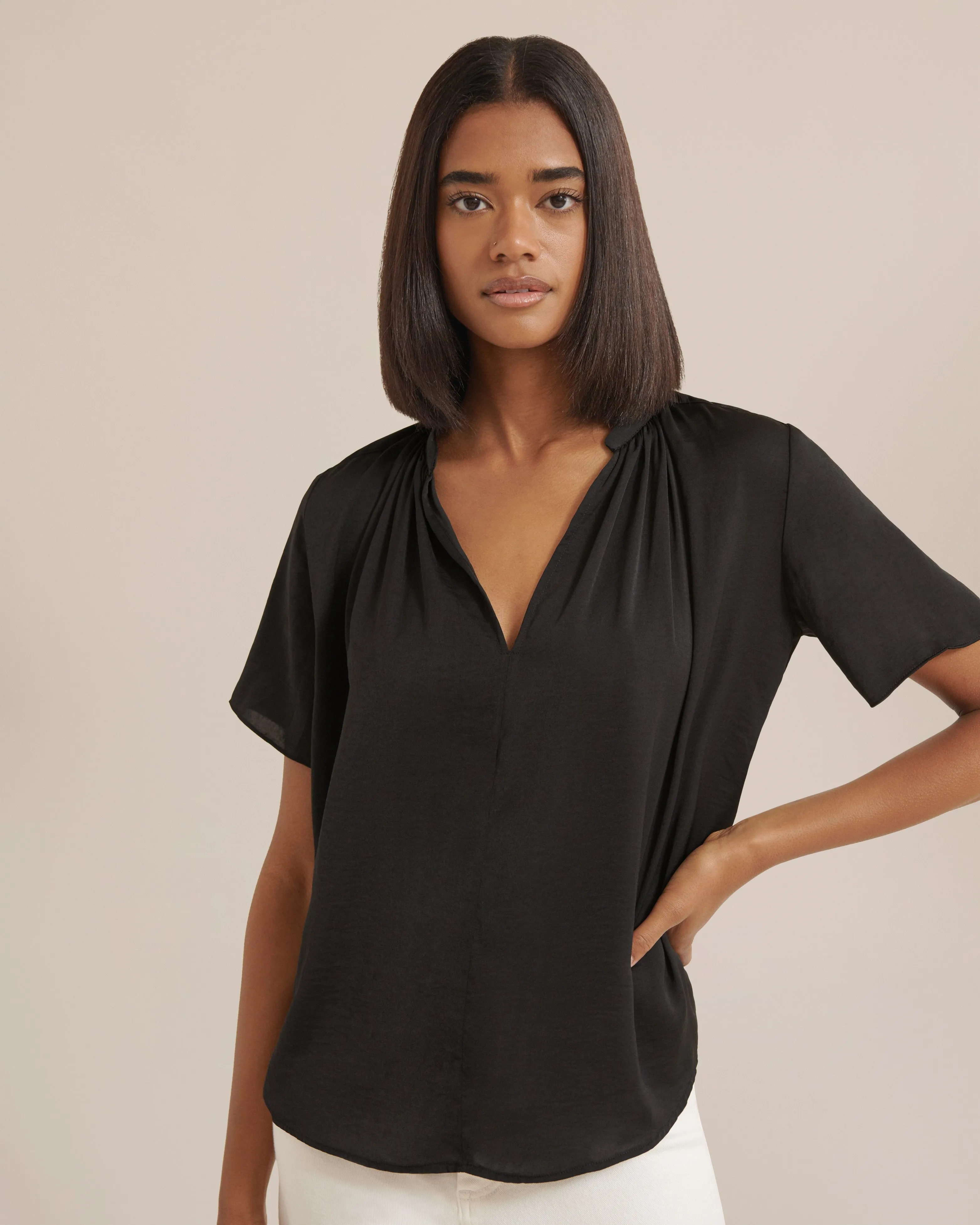 Sterling Short-Sleeve Blouse