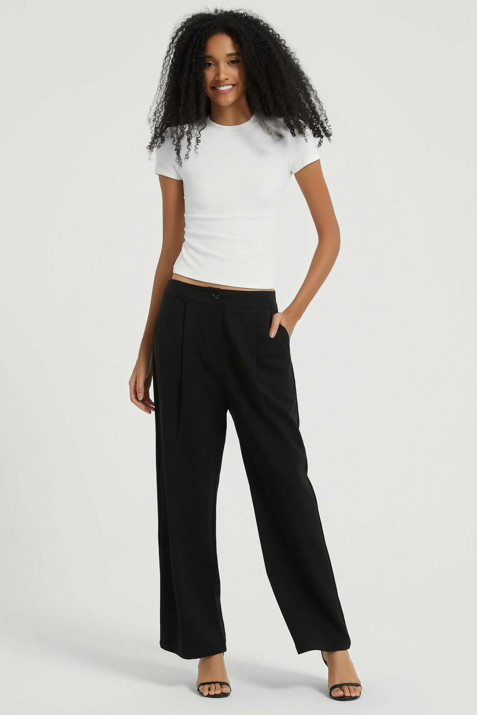 Straight Leg Dress Pants