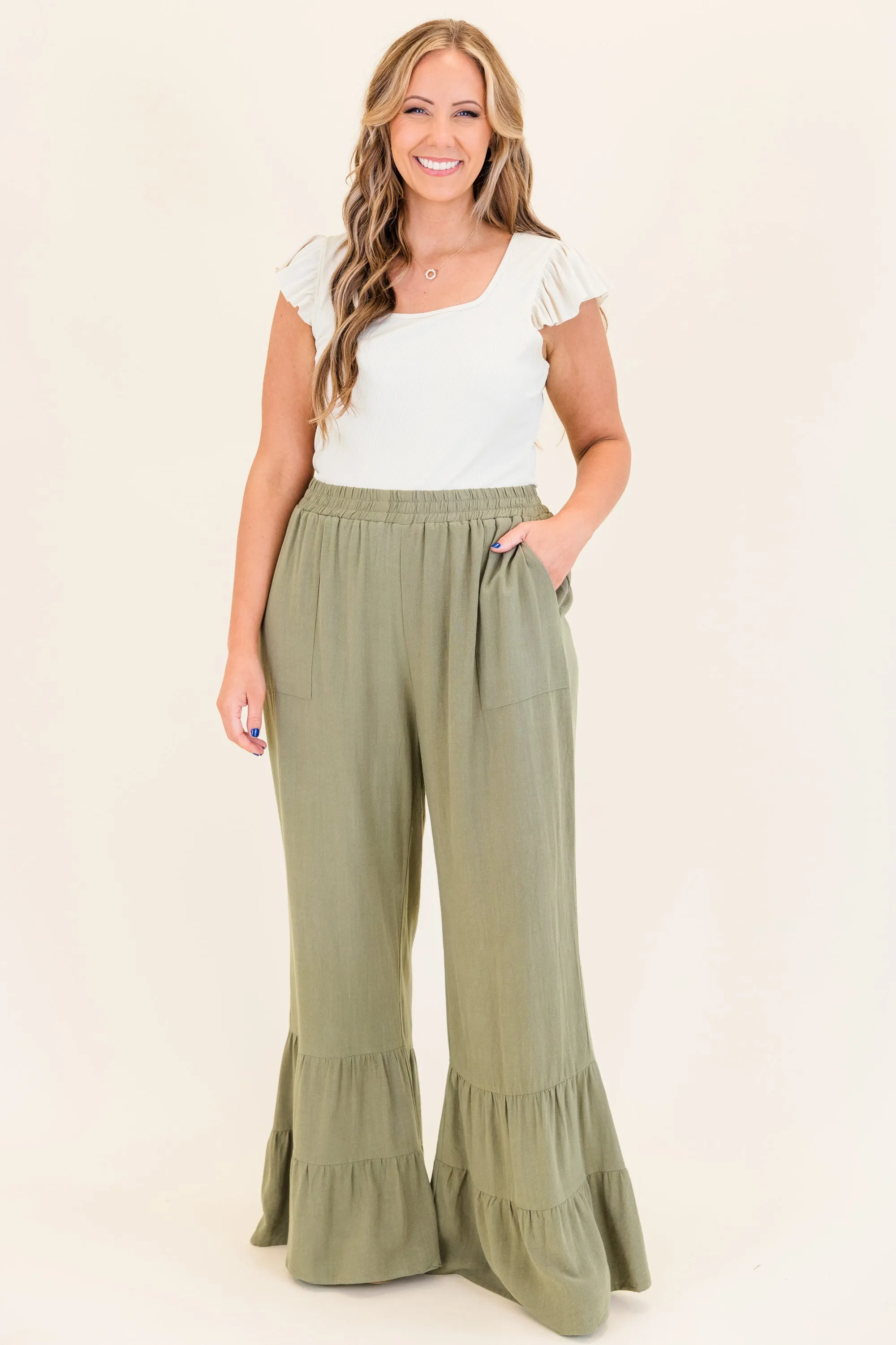 The Mystery of Love Pants, Dusty Olive