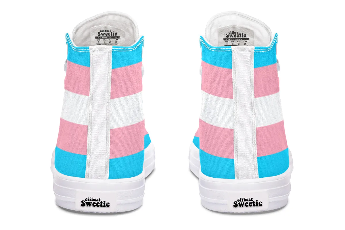 Trans Flag High Tops