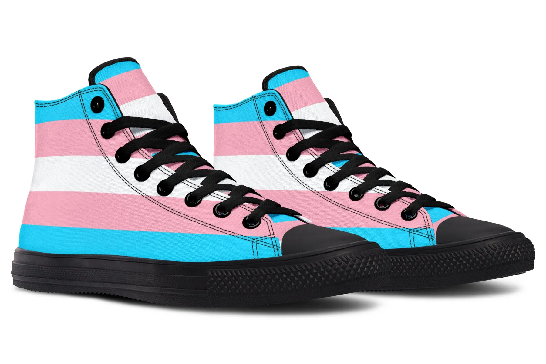 Trans Flag High Tops