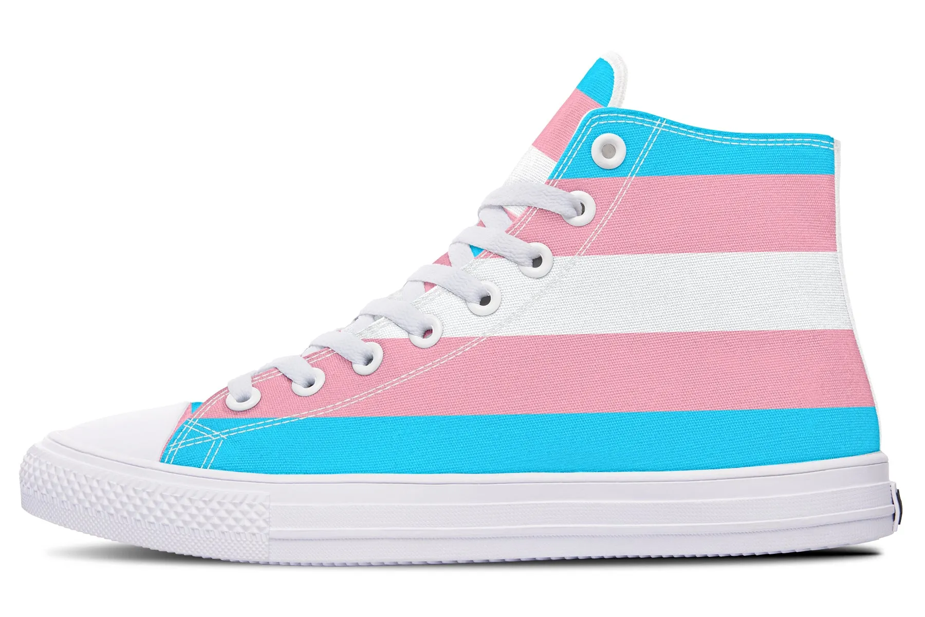 Trans Flag High Tops