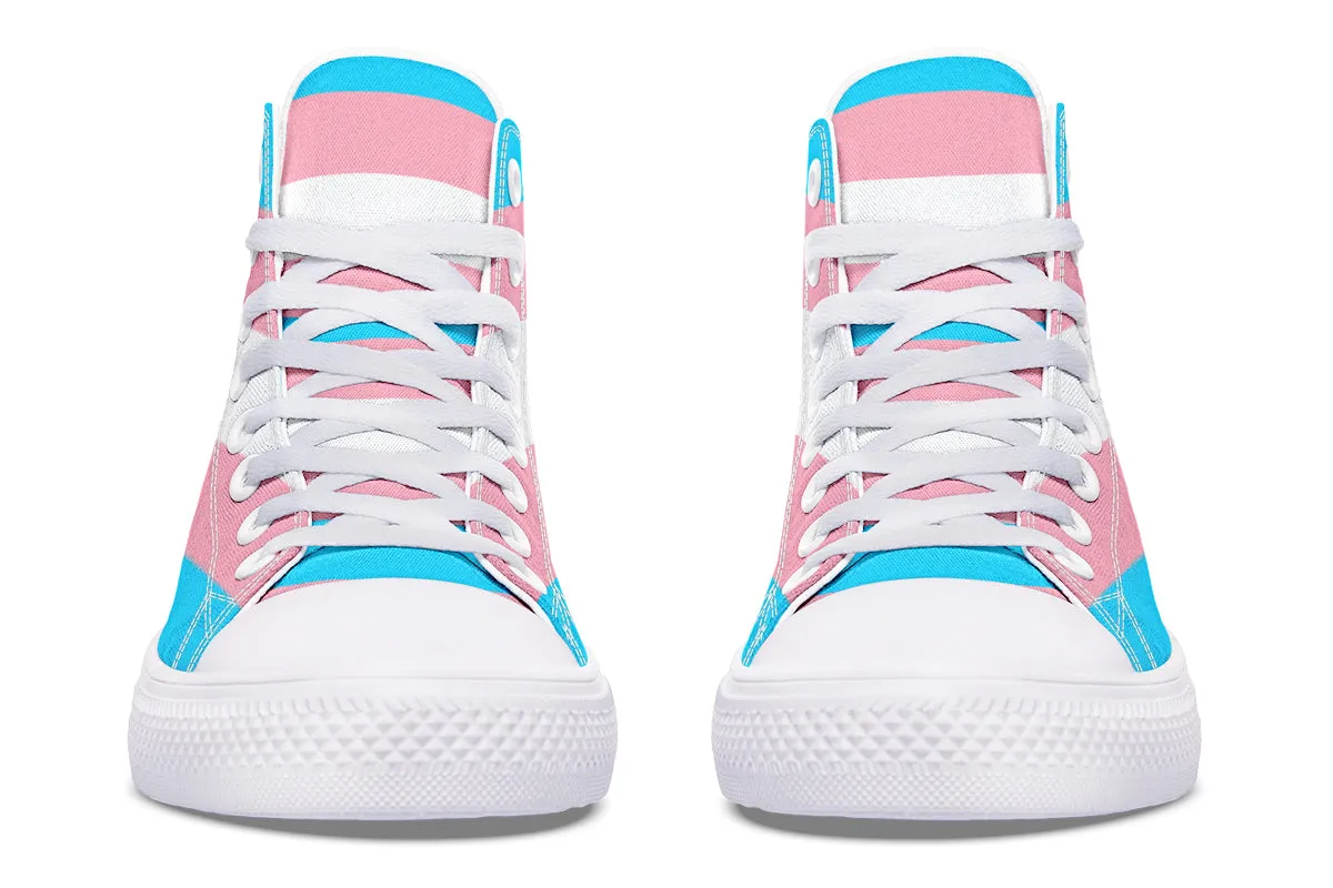 Trans Flag High Tops