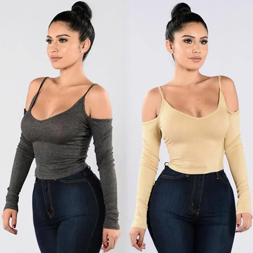 Vera Long Sleeve Cold Shoulder Top